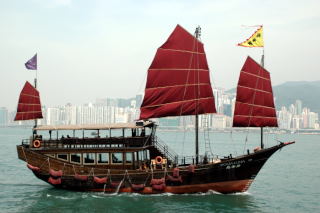 Statek - wizytówka Hong Kongu