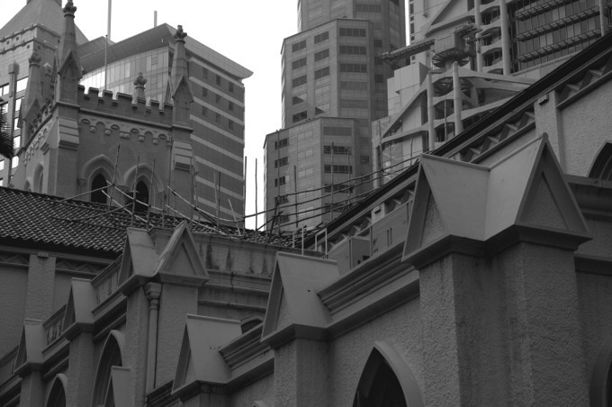 Mix architektoniczny w Hong Kong