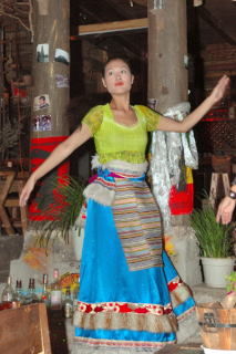 Tańce i śpiewy w Yunnan
