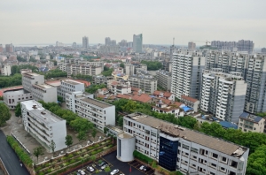 Miasto YueYang w prowincji Hunan