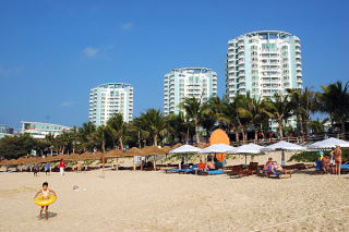 Sanya - plaża w centrum