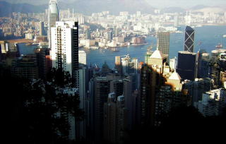 Panorama z Peak of Hong Kong