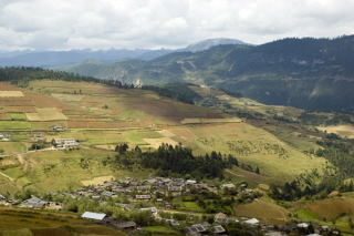 Panorama gór Sino-Tybetańskich
