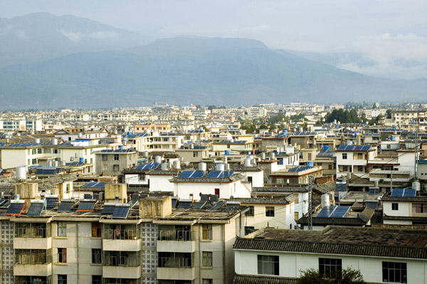 Panorama miasta Lijiang