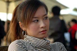 Portret w kawiarni