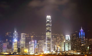 Hong Kong nocą