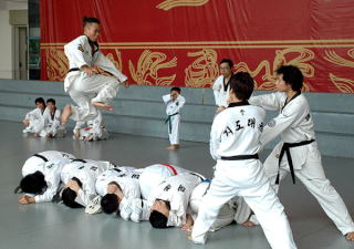 Przelot taekwondo